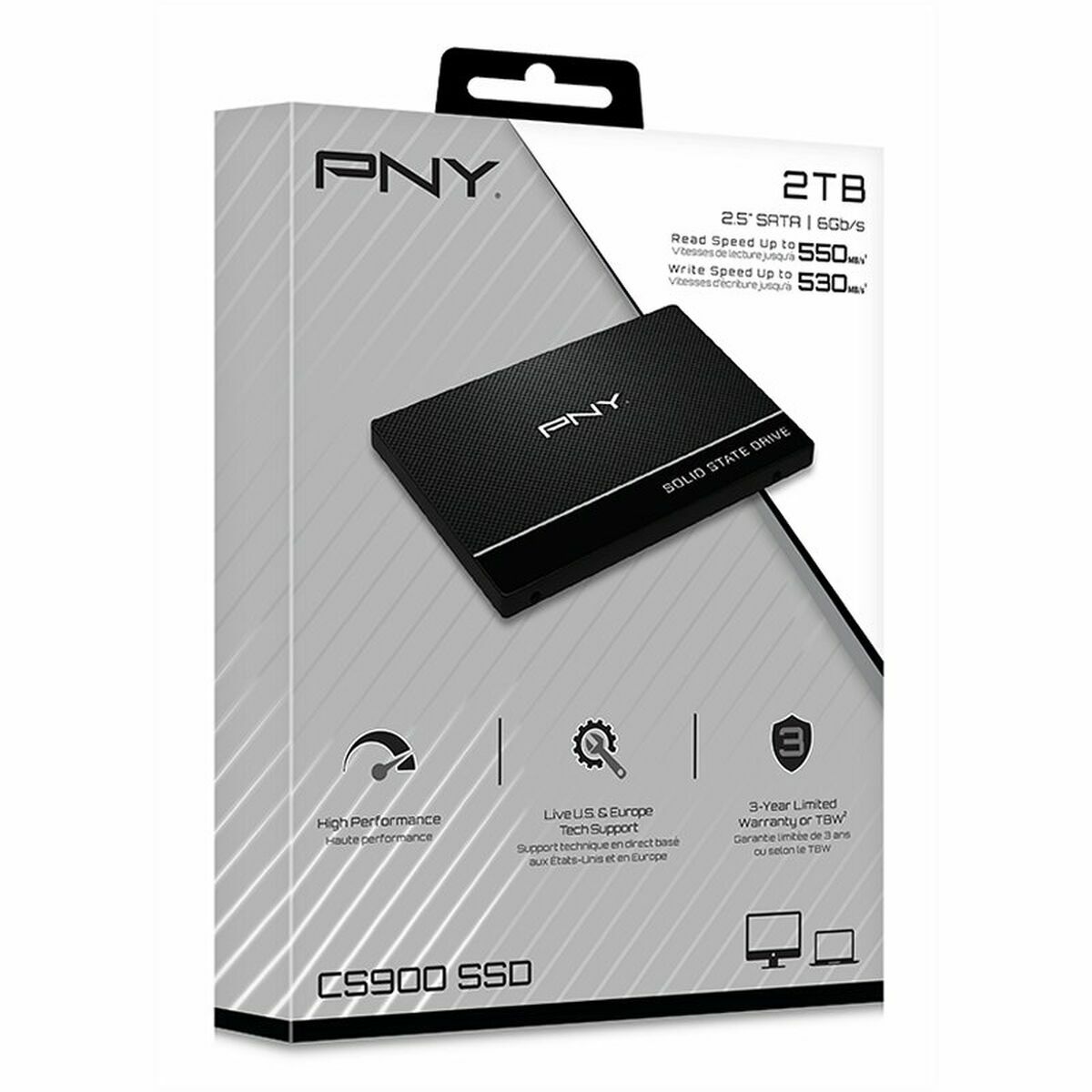 Picture of Hard Drive PNY CS900 2 TB SSD