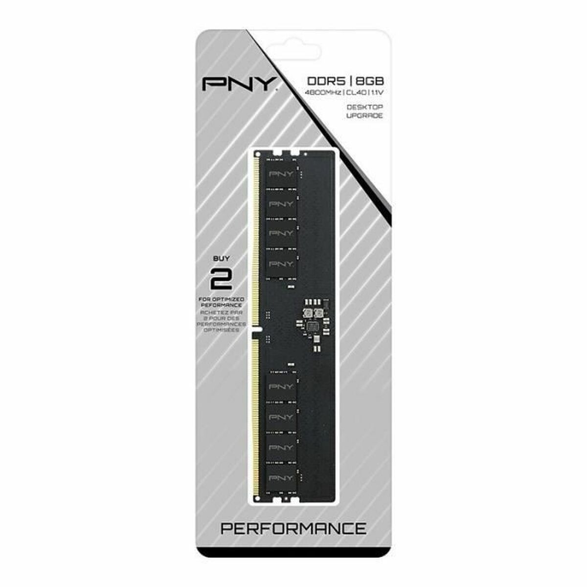 Afbeeldingen van RAM Memory PNY 8 GB DDR5 SDRAM DDR5 4800 MHz CL40