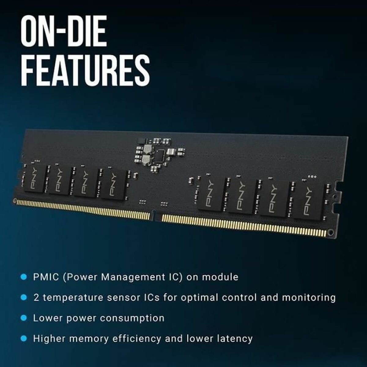 Afbeeldingen van RAM Memory PNY 16 GB DDR5 SDRAM DDR5 4800 MHz CL40