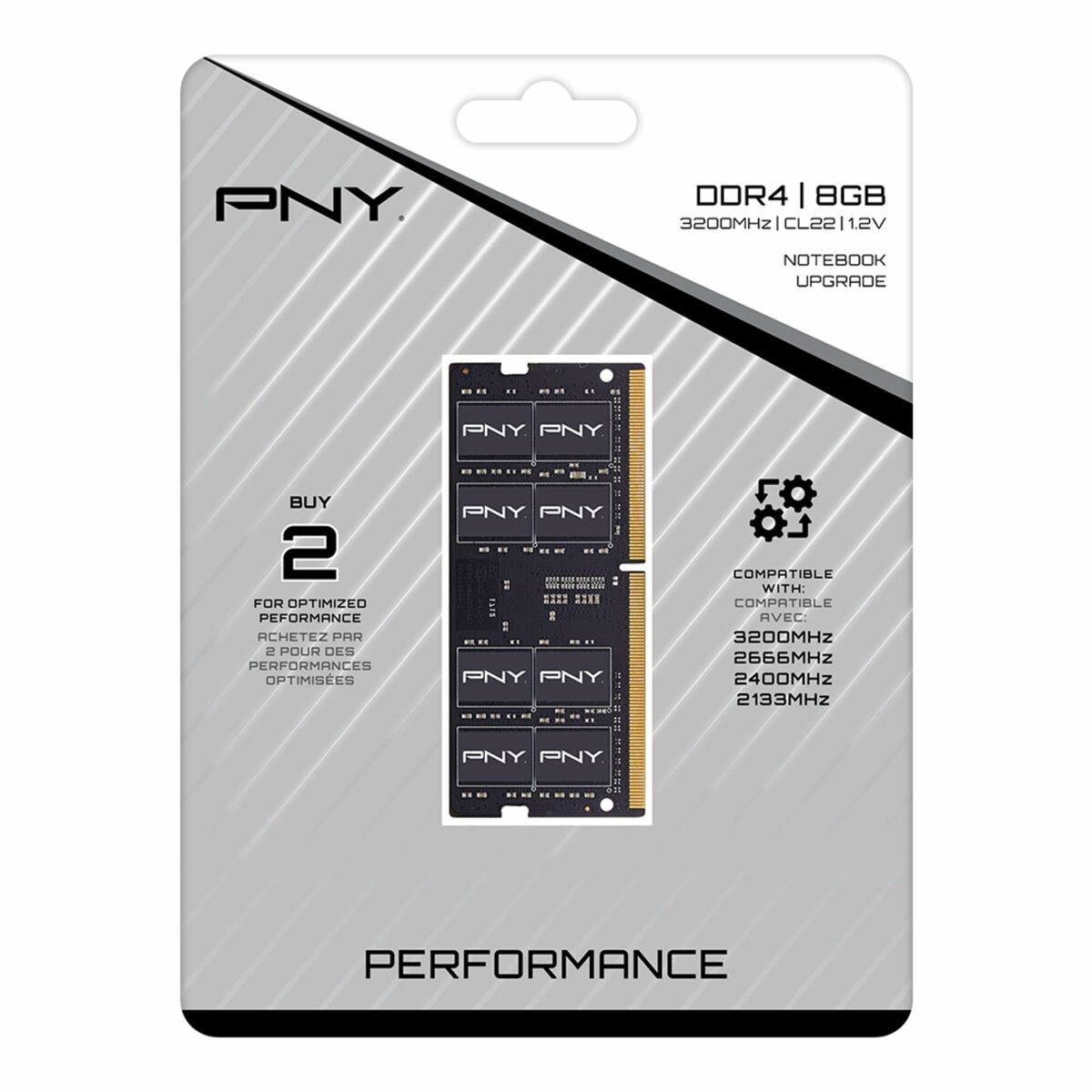 Afbeeldingen van RAM Memory PNY MN8GSD43200-TB 8 GB DDR4 3200 MHz CL22