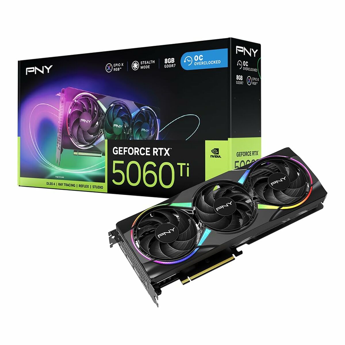 Afbeeldingen van Graphics card PNY geforce rtx 5060 ti 8 GB GDDR6X GDDR7