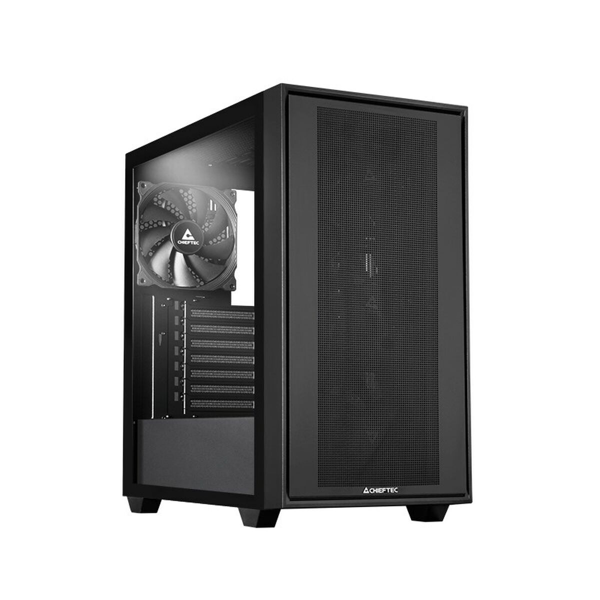 Κουτί Μέσος Πύργος ATX Chieftec GS-03B-BLK-OP Μαύρο