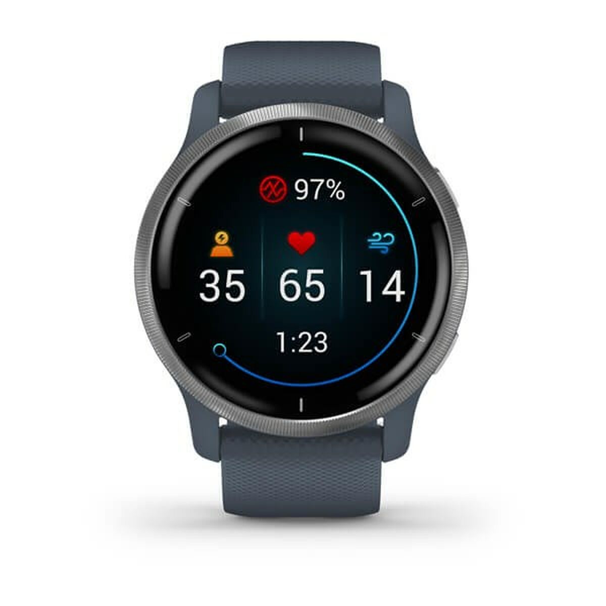 Image secondaire de Montre intelligente GARMIN 010-02430-10 Bleu Argenté