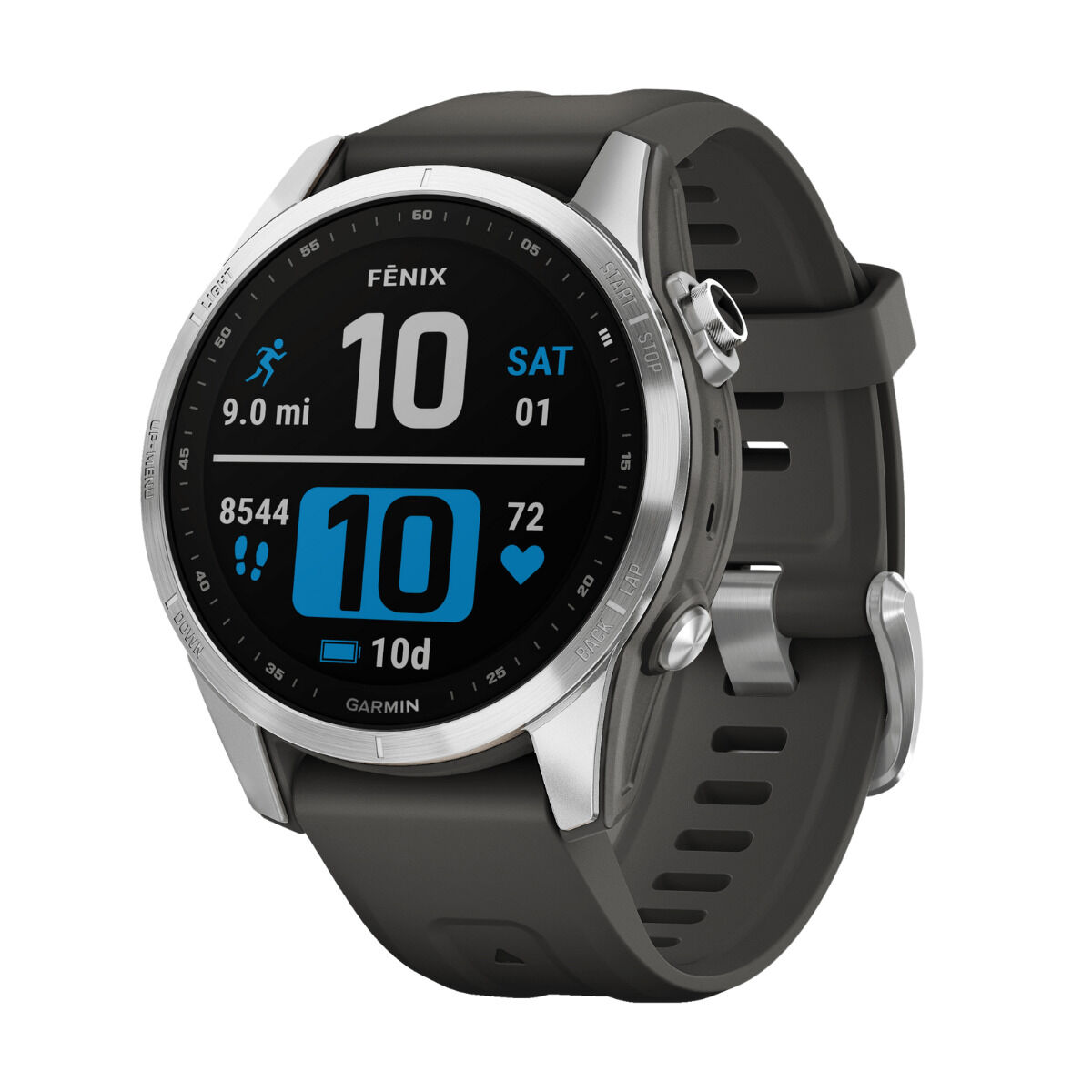 Ceas inteligent Garmin Fénix 7S - Ediție Standard Gri 1,2"