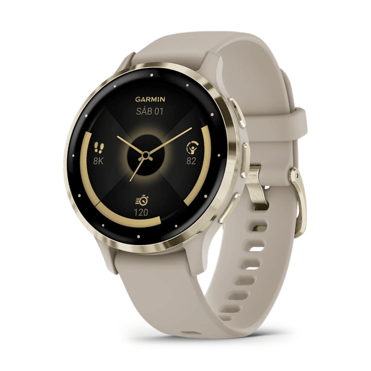 Bild von Smartwatch GARMIN Venu 3S Beige 1,2"