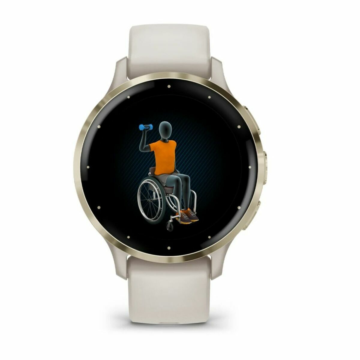 Išmanusis laikrodis GARMIN Venu 3S Dramblio kaulas 1,2"