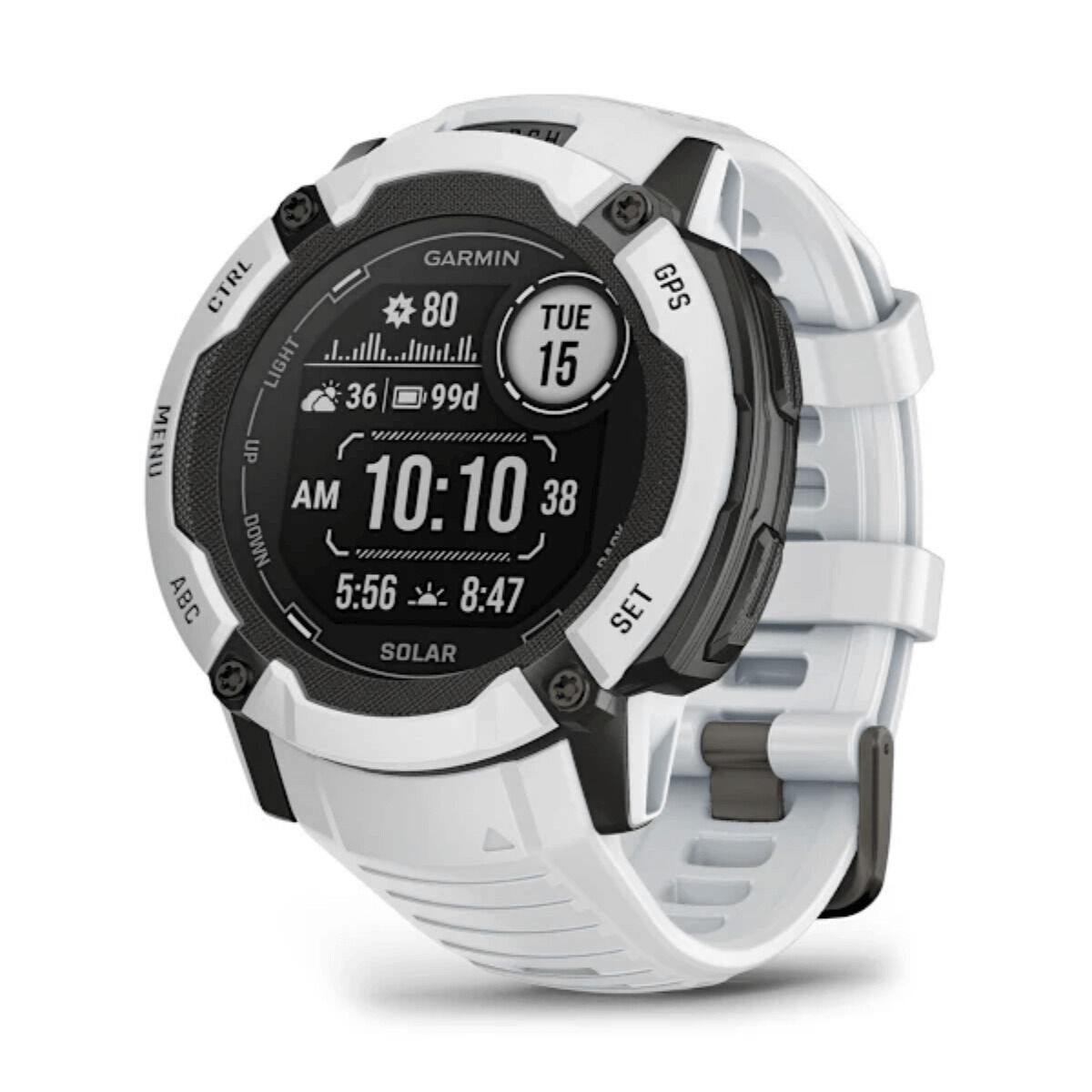 Bild von Smartwatch GARMIN Instinct 2X Solar White 1,1"
