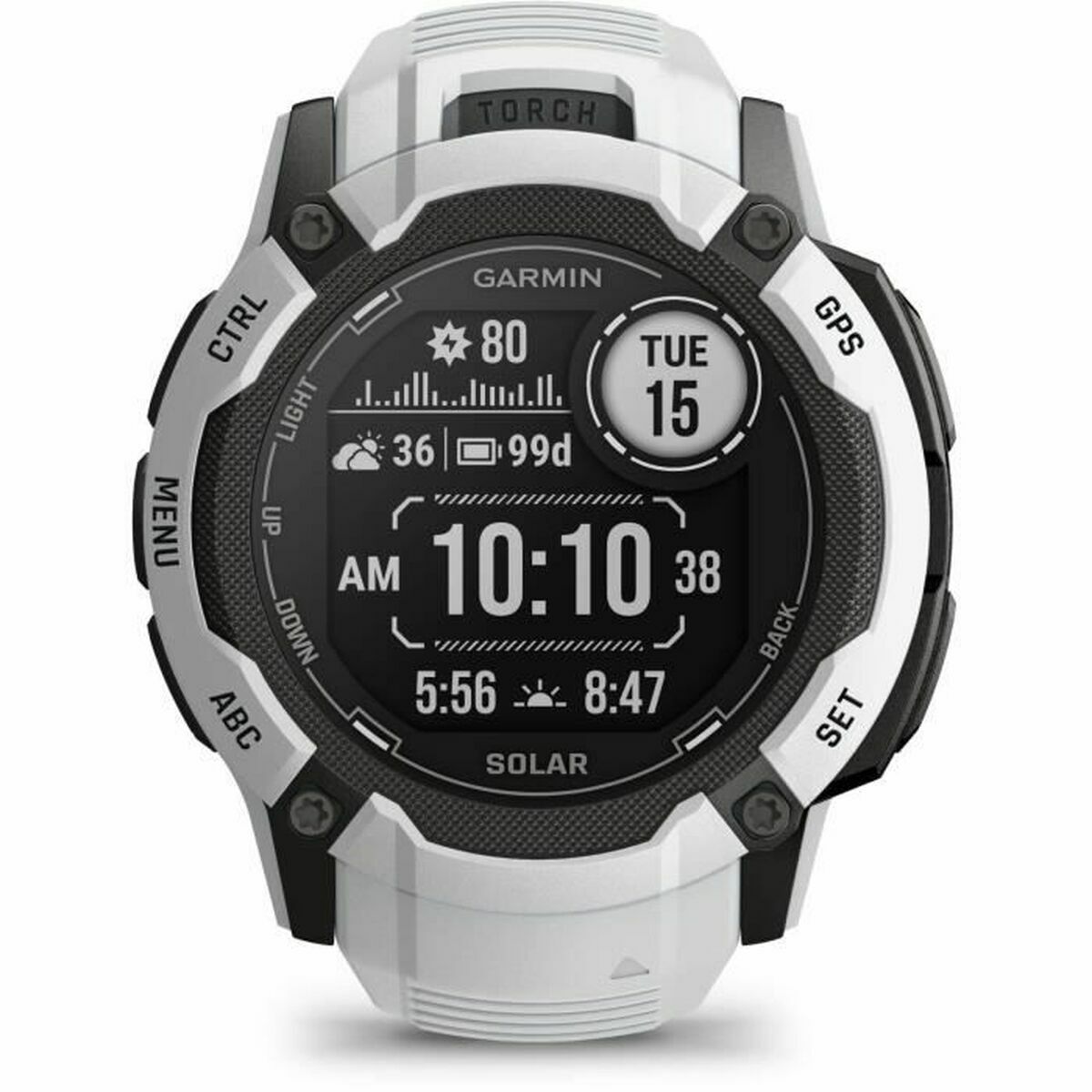 Montre intelligente GARMIN 010-02805-04 Blanc Gris