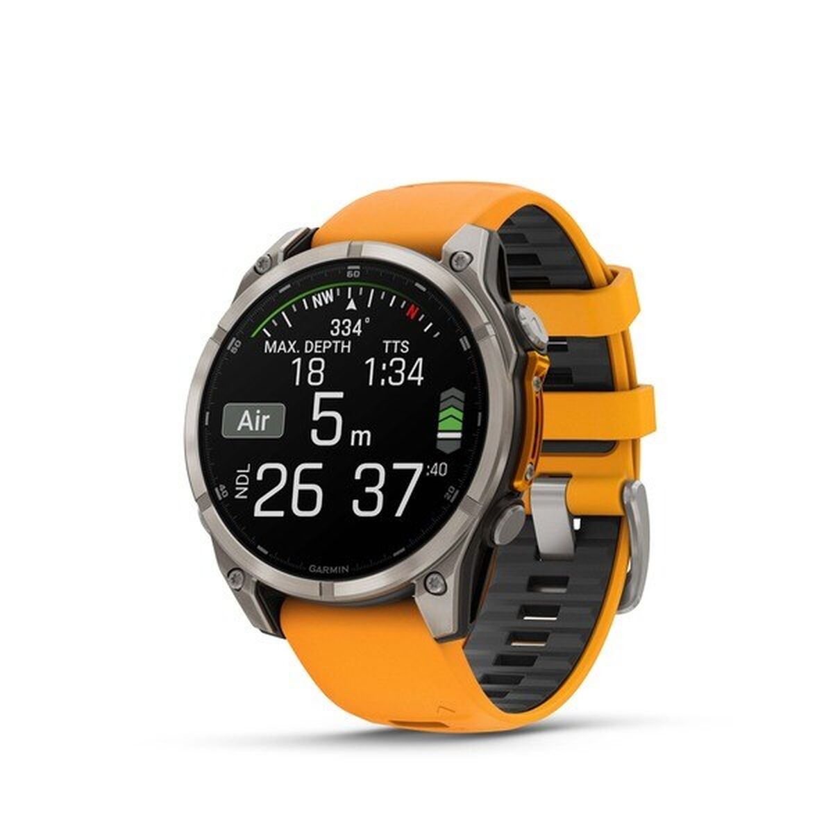 Smartwatch Garmin Fénix 8 AMOLED Orange 1,4" Ø 46 mm Ø 47 mm