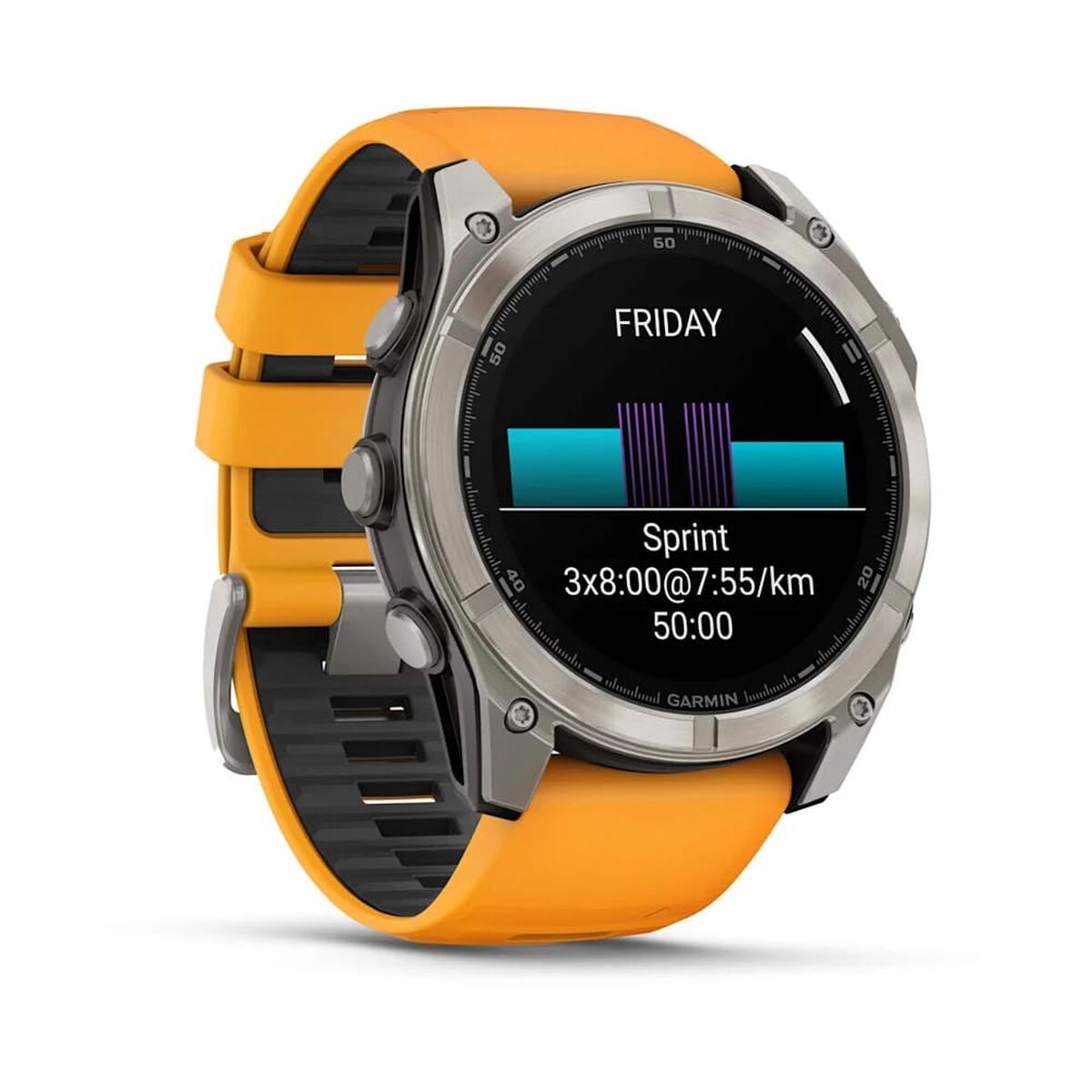 Smartwatch Garmin Fénix 8 AMOLED Orange 1,4" Ø 50 mm