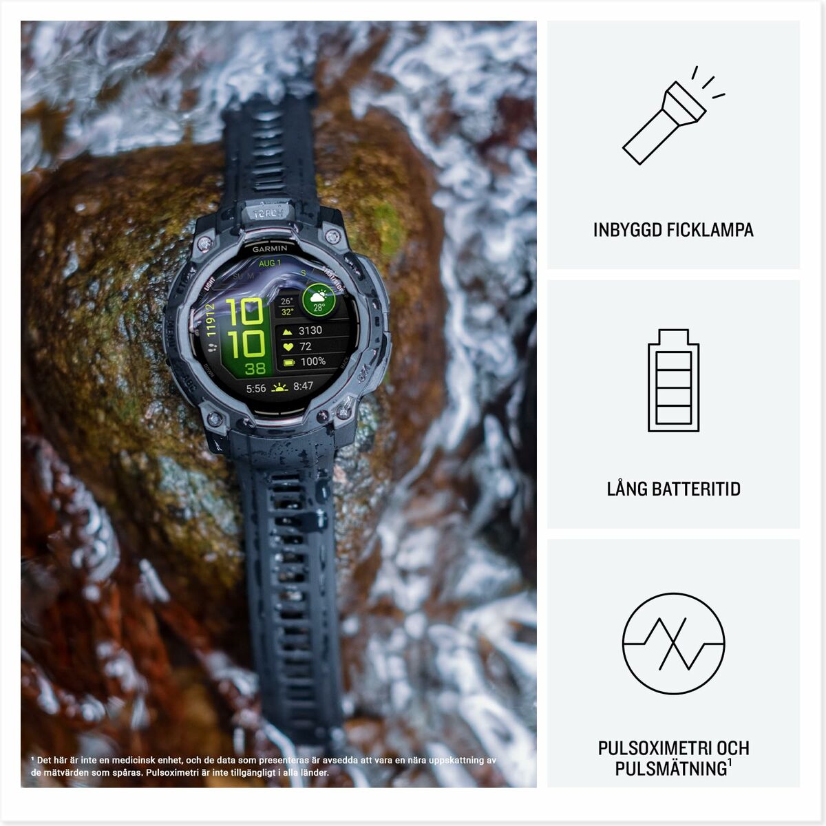 Afbeeldingen van Smartwatch GARMIN 010-02936-00 Black 1,2" 45 mm
