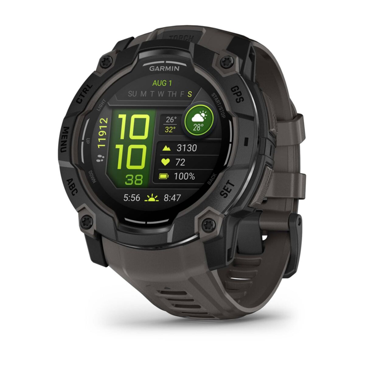 Montre intelligente GARMIN Instinct 3 AMOLED Noir 1,3