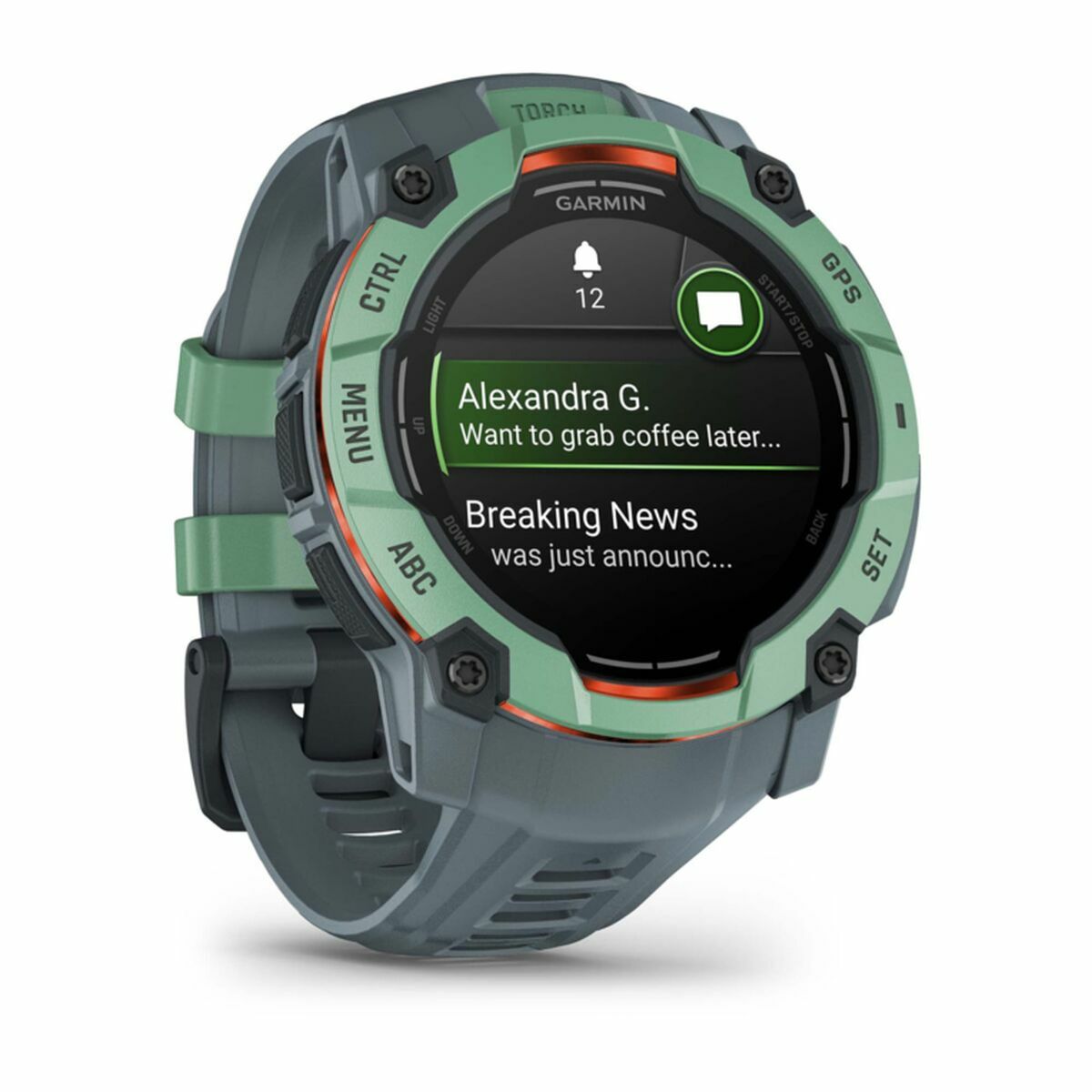 Ανδρικά Ρολόγια GARMIN 010-03020-01 Μαύρο Πράσινο