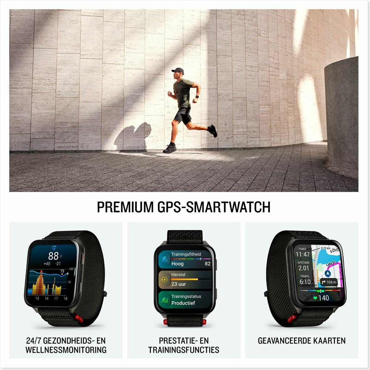 Afbeeldingen van Smartwatch GARMIN 010-02980-03 Black Grey