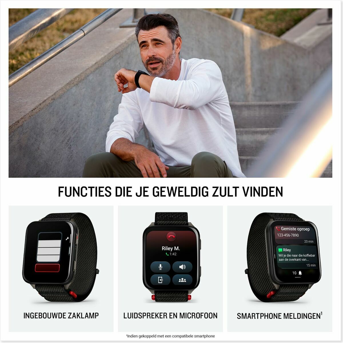 Afbeeldingen van Smartwatch GARMIN 010-02980-03 Black Grey