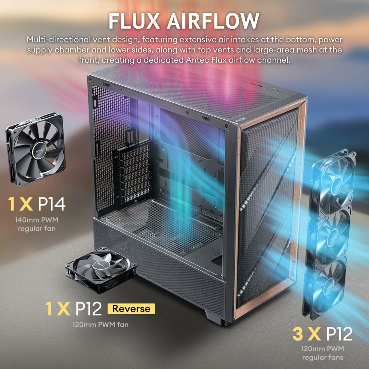 Afbeeldingen van ATX Semi-tower Box Antec 0-761345-10177-6