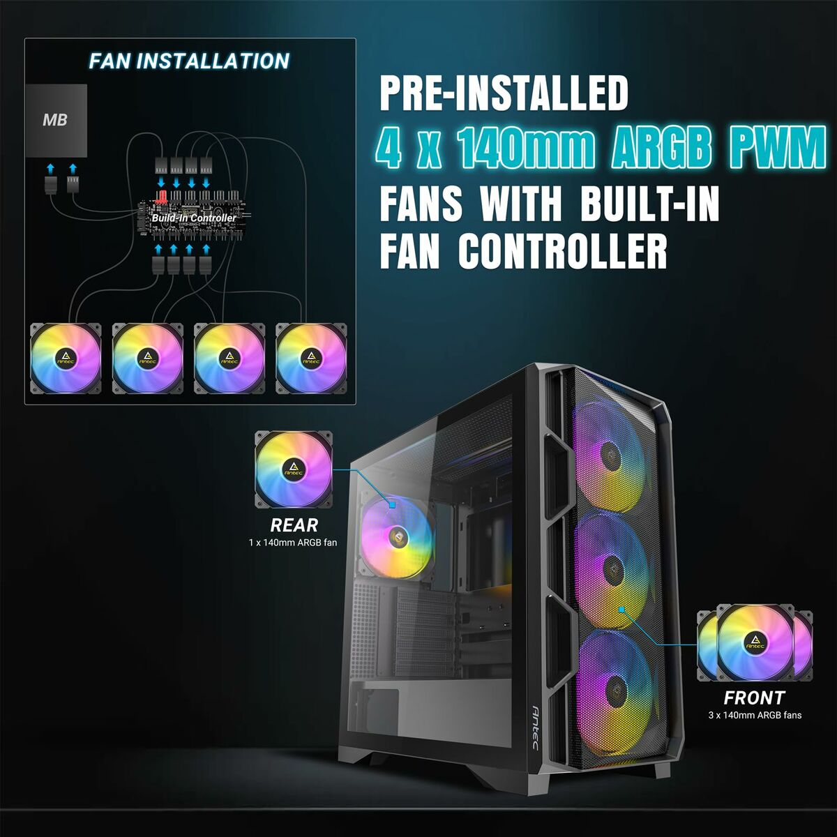 Picture of Monitor Antec 0-761345-10240-7