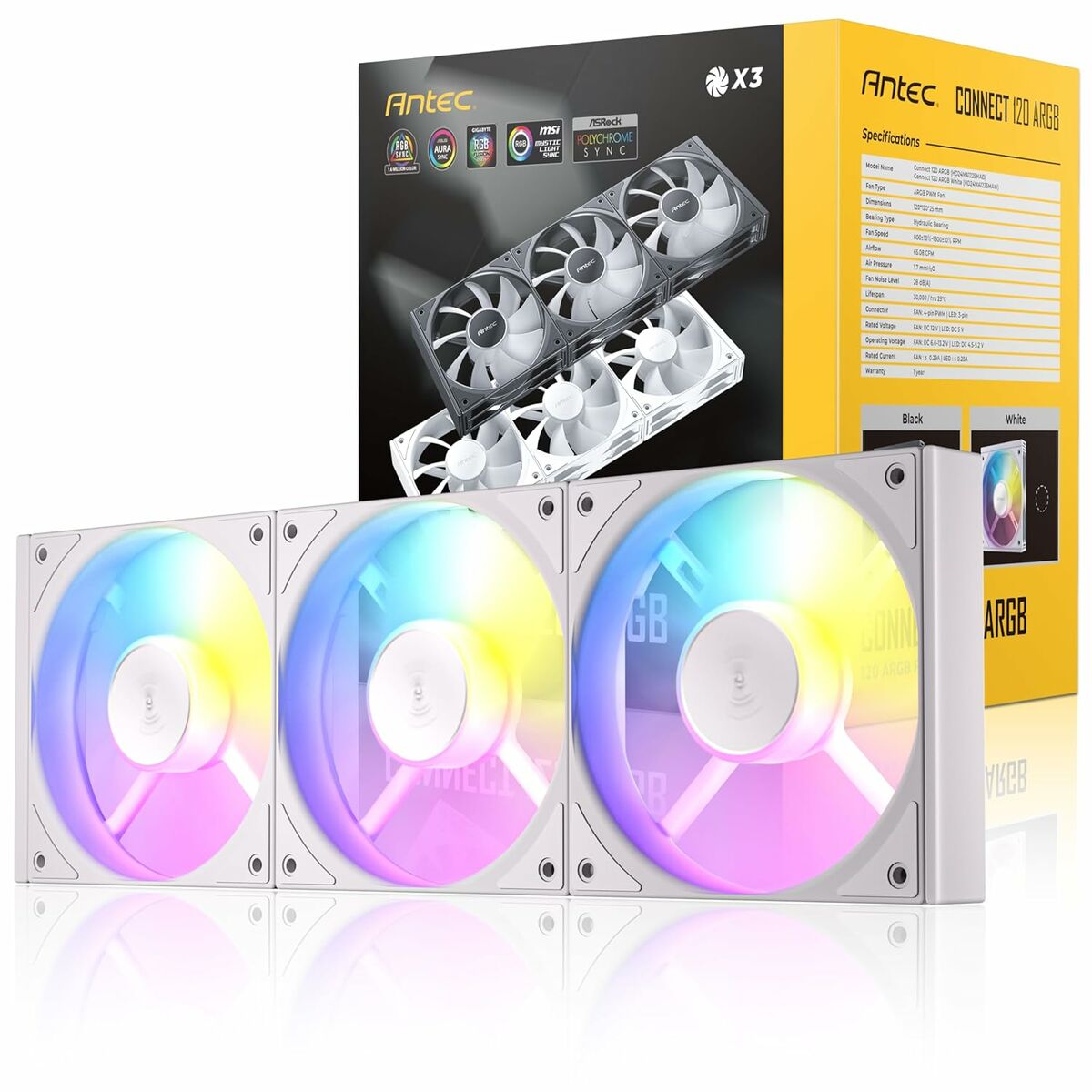 Afbeeldingen van CPU Fan Antec C120 ARGB Ø 12 cm