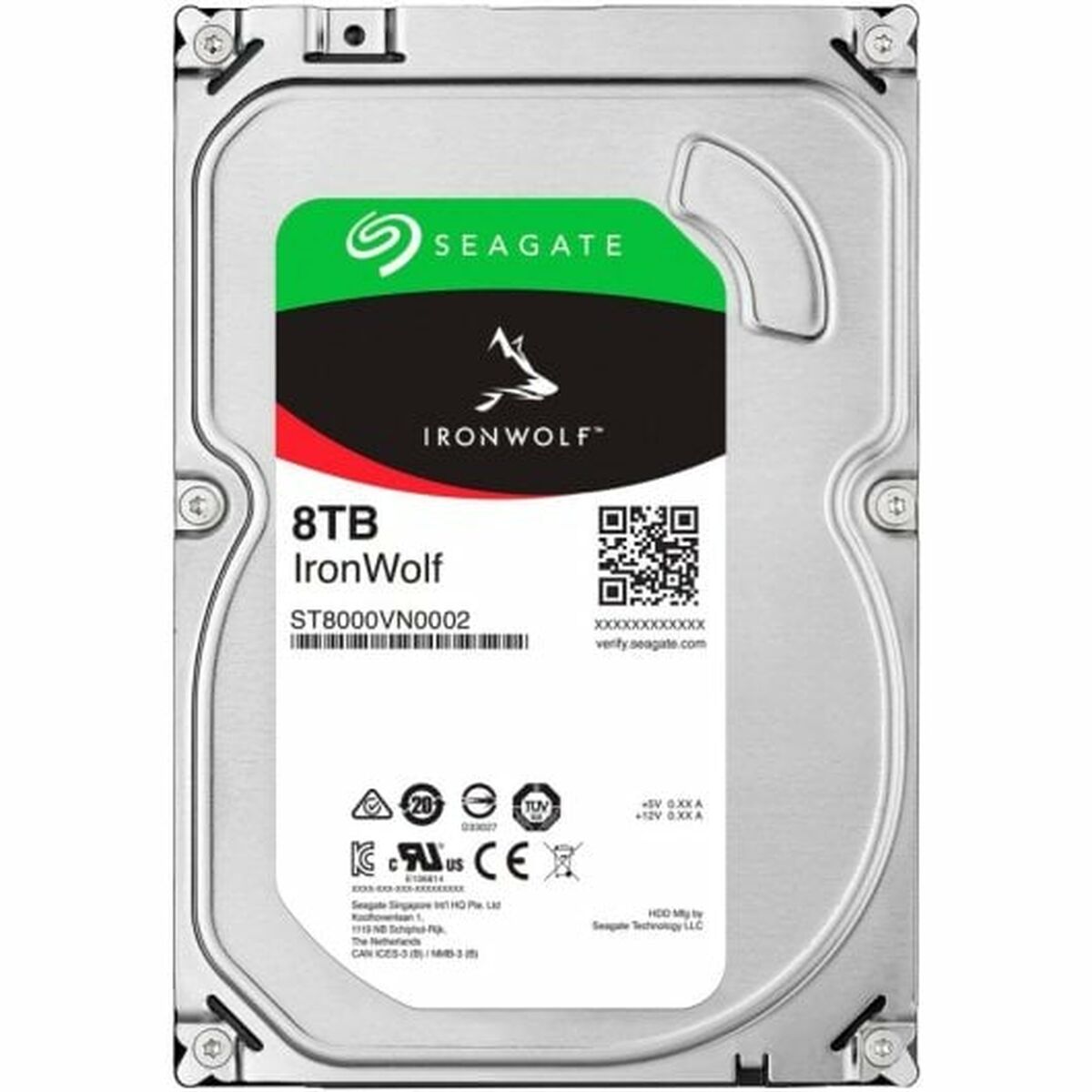 Afbeeldingen van Hard Drive Seagate IronWolf 3,5" 8 TB