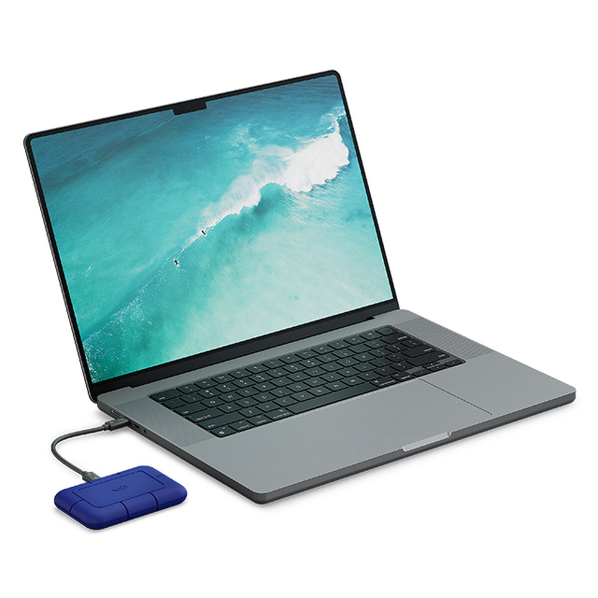 Afbeeldingen van External Hard Drive LaCie THUNDERBOLT 5 Blue 2 TB SSD