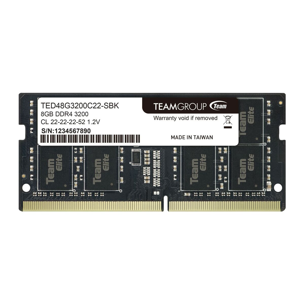 Afbeeldingen van RAM Memory Team Group TED48G3200C22-S01