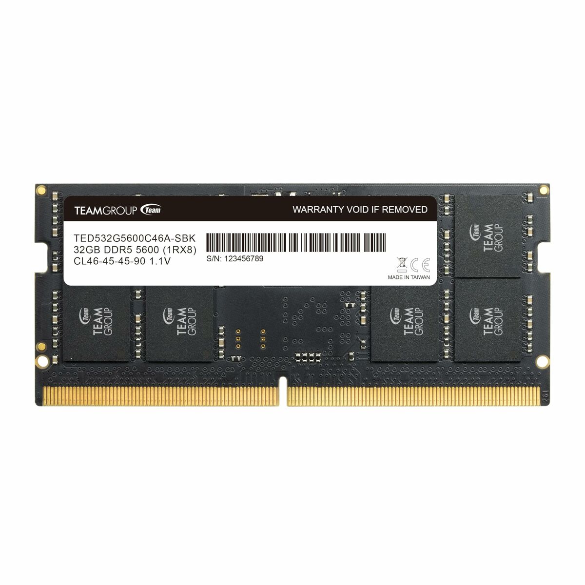 Afbeeldingen van RAM Memory Team Group TED532G5600C46A-S01