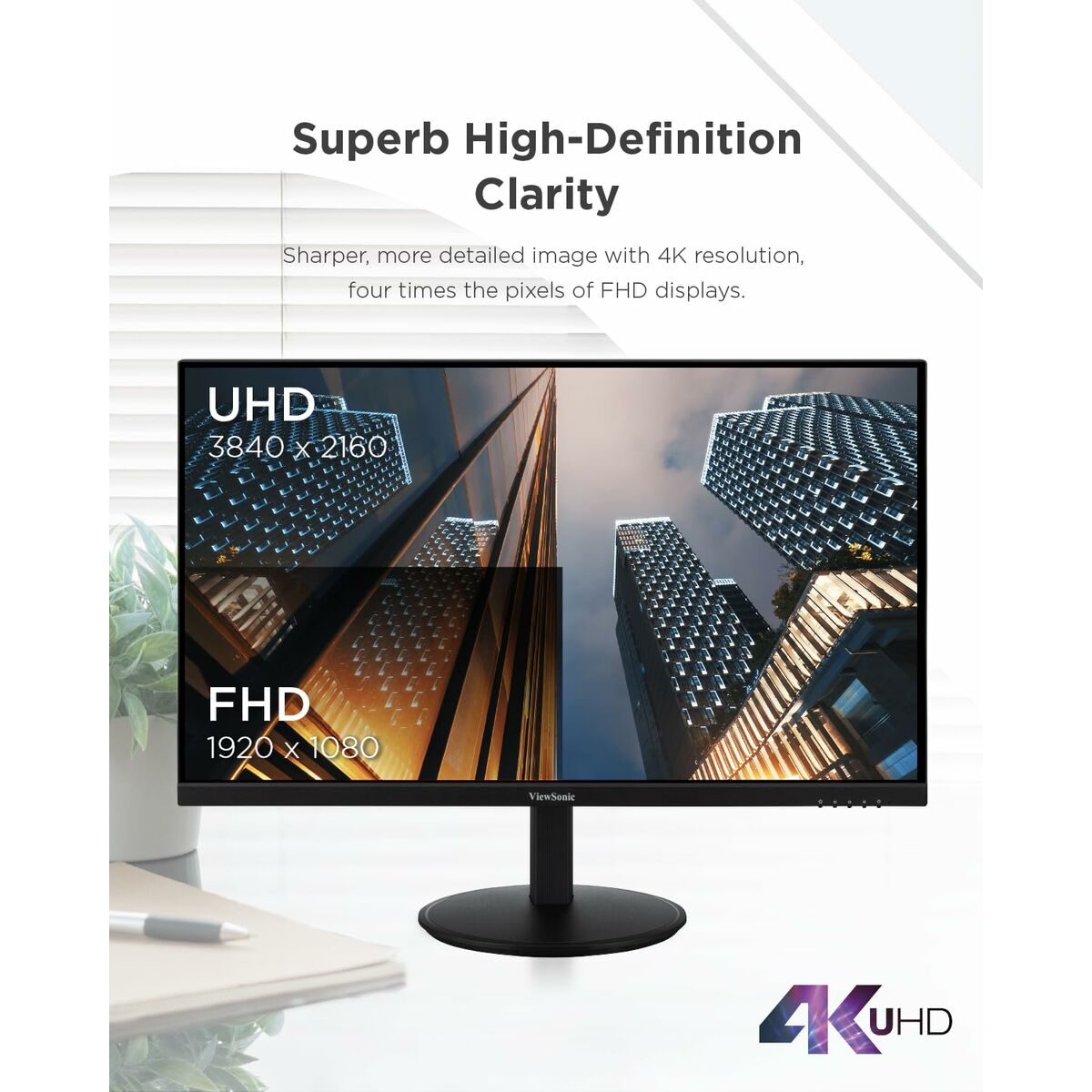 Picture of Gaming Monitor ViewSonic VG2708-4K 4K Ultra HD 27"