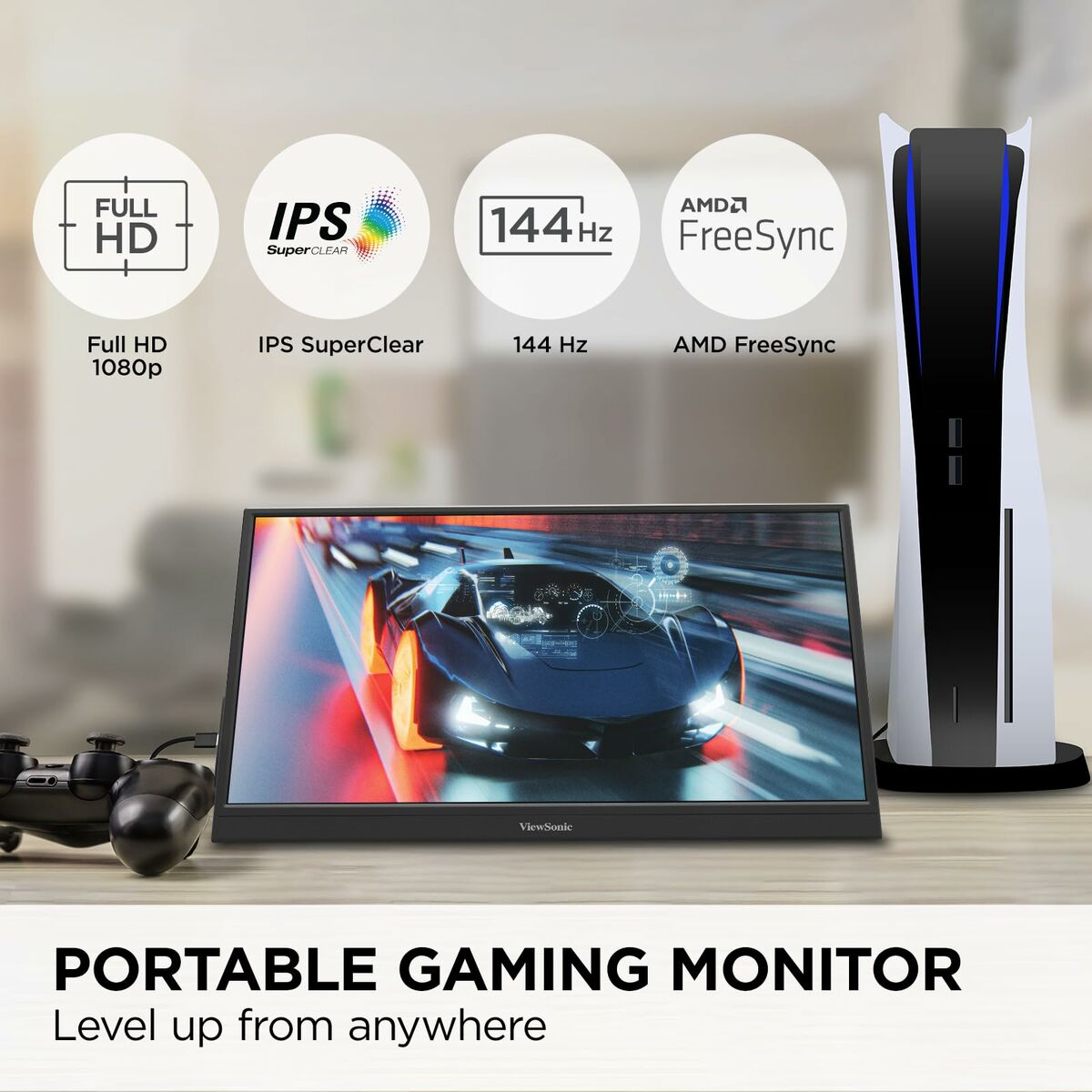 Afbeeldingen van Monitor ViewSonic VX1654 Full HD 15,6"