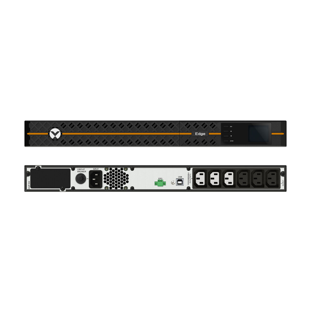 Afbeeldingen van Uninterruptible Power Supply System Interactive UPS Vertiv EDGE-1000IRM1U 900 W 1000 VA