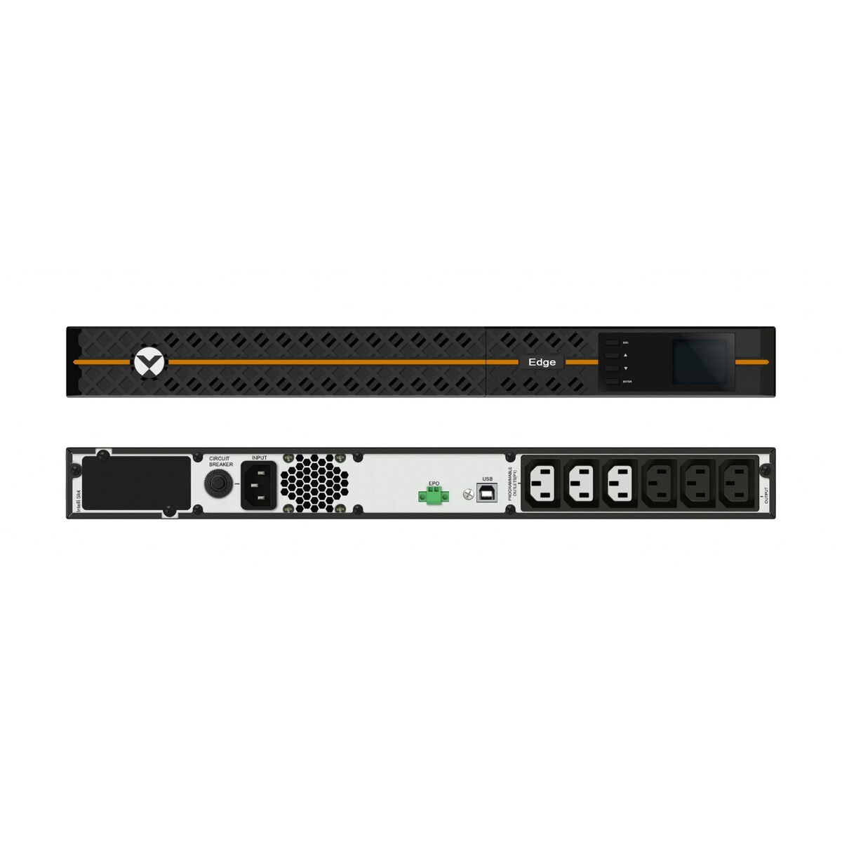 Afbeeldingen van Uninterruptible Power Supply System Interactive UPS Vertiv EDGE-1000IRM1U 900 W 1000 VA