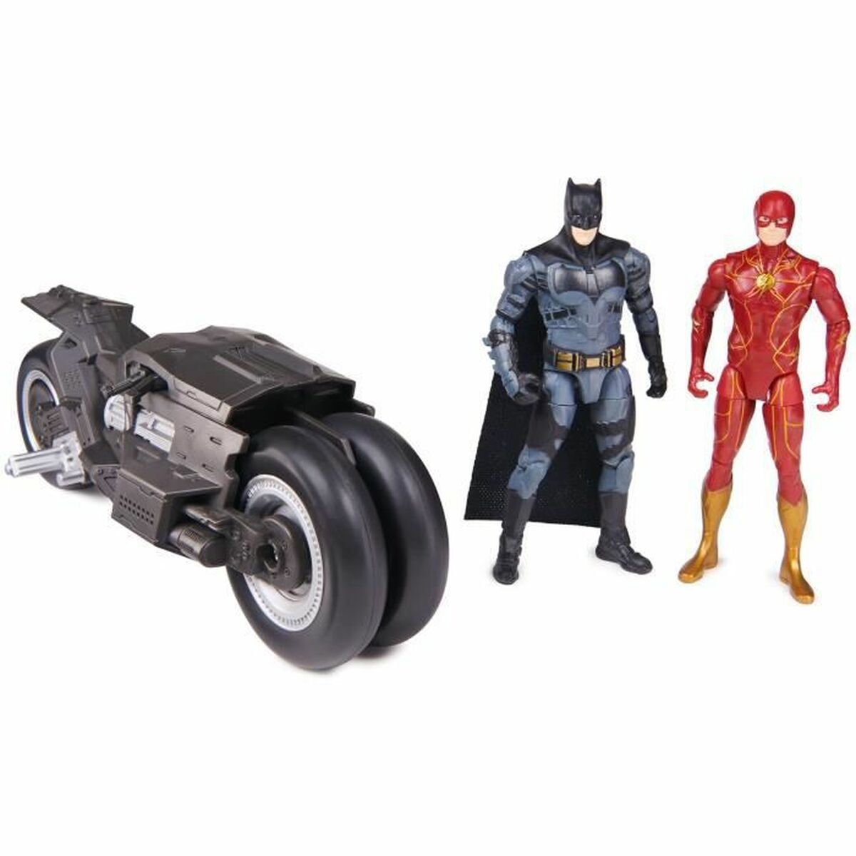 Figurines d’action Spin Master Flash Batman Batcycle