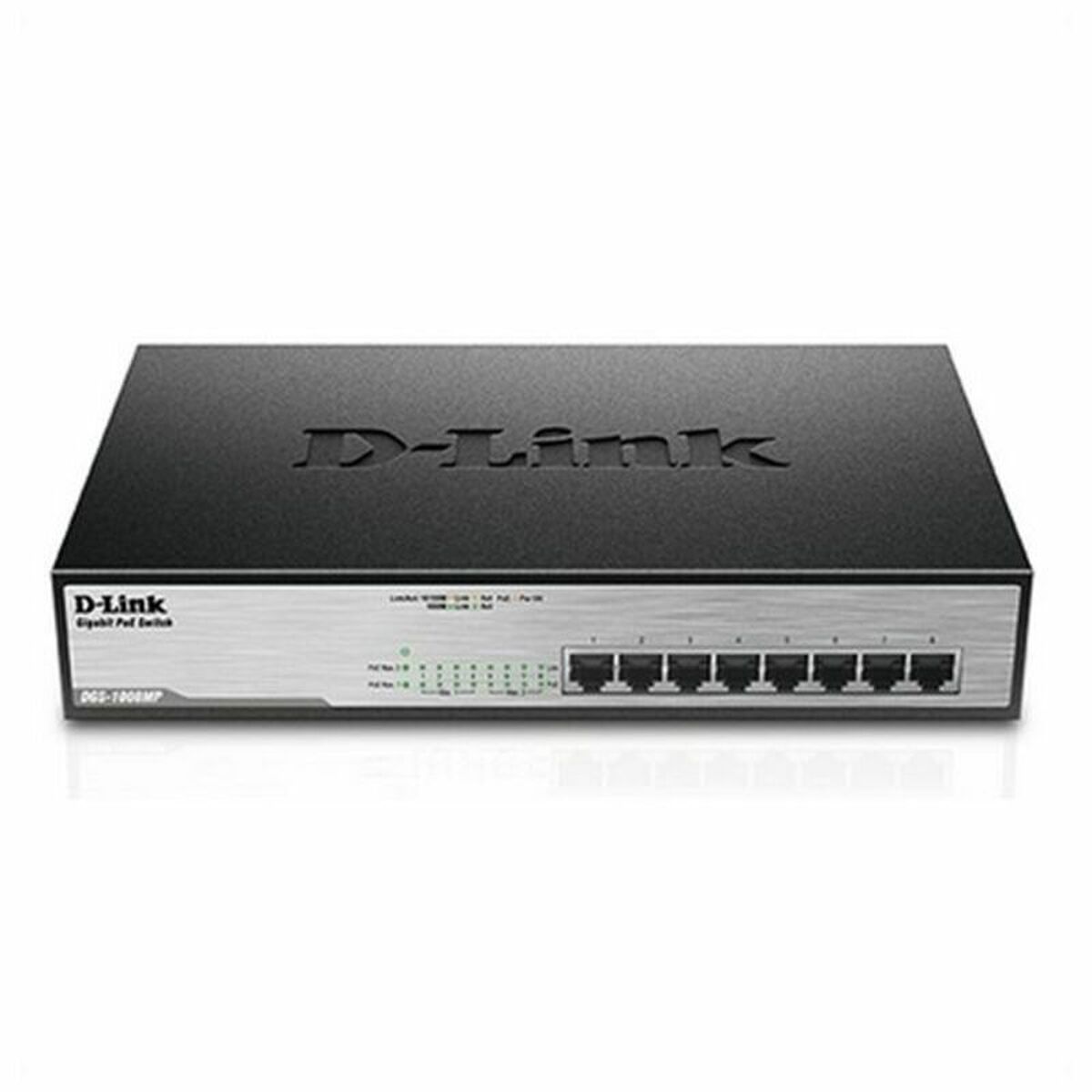 Afbeeldingen van Desktop Switch D-Link DGS-1008MP 16 Gbps LAN 140W Black