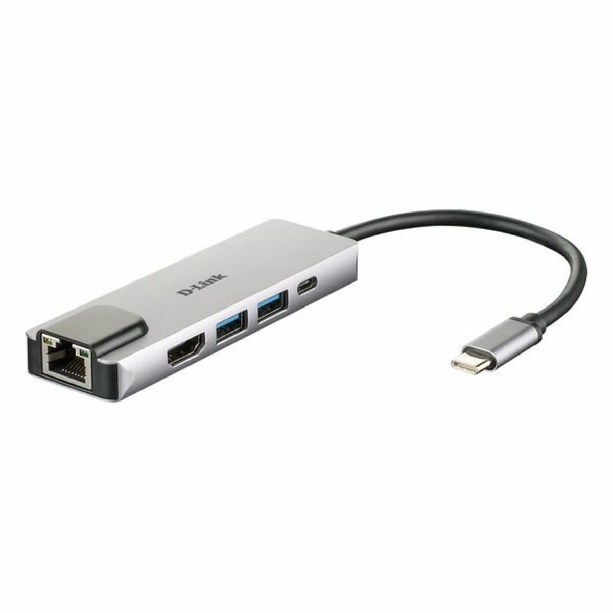 Picture of USB Hub C D-Link DUB-M520 Black 60 W