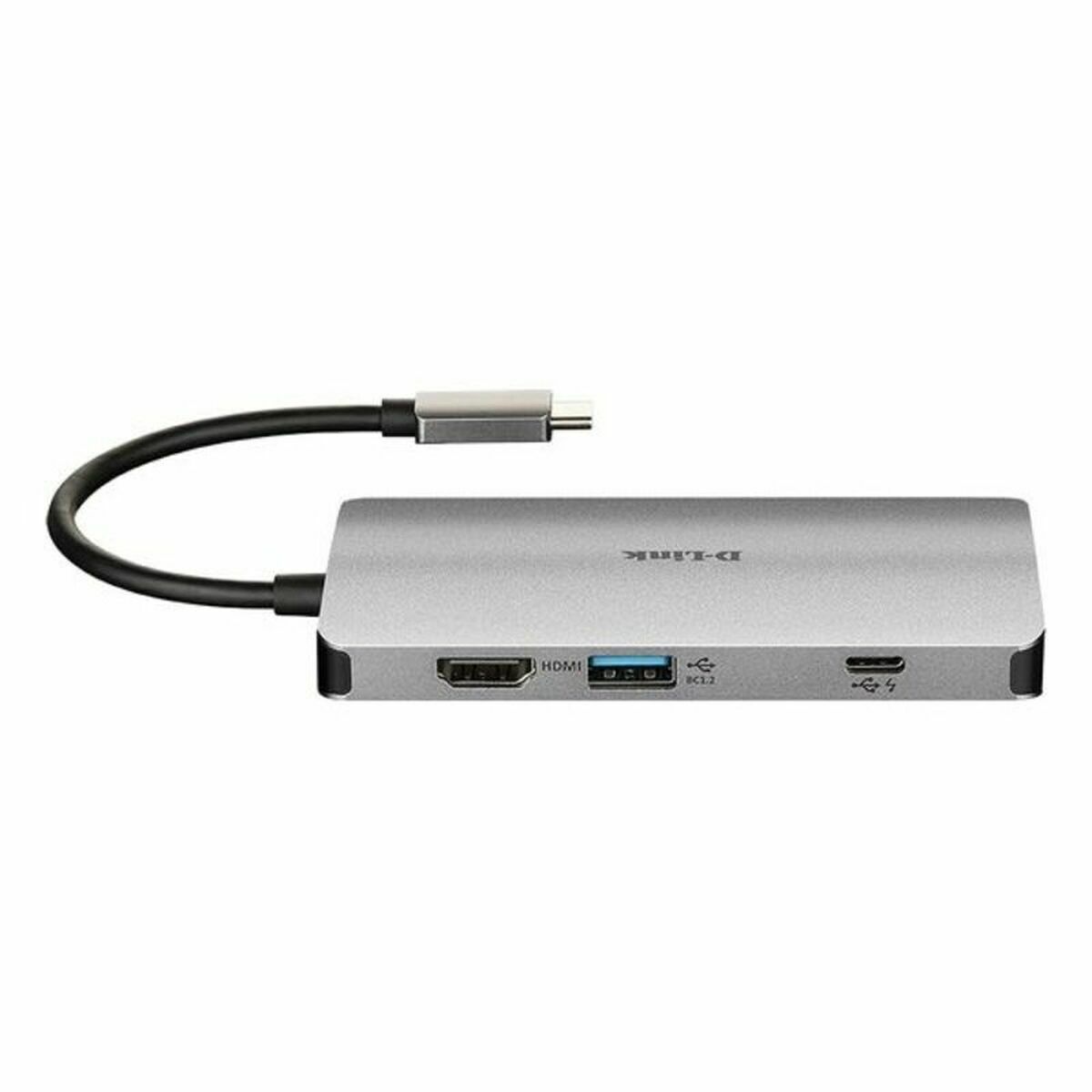 Afbeeldingen van USB Hub C D-Link DUB-M810 Silver 100 W