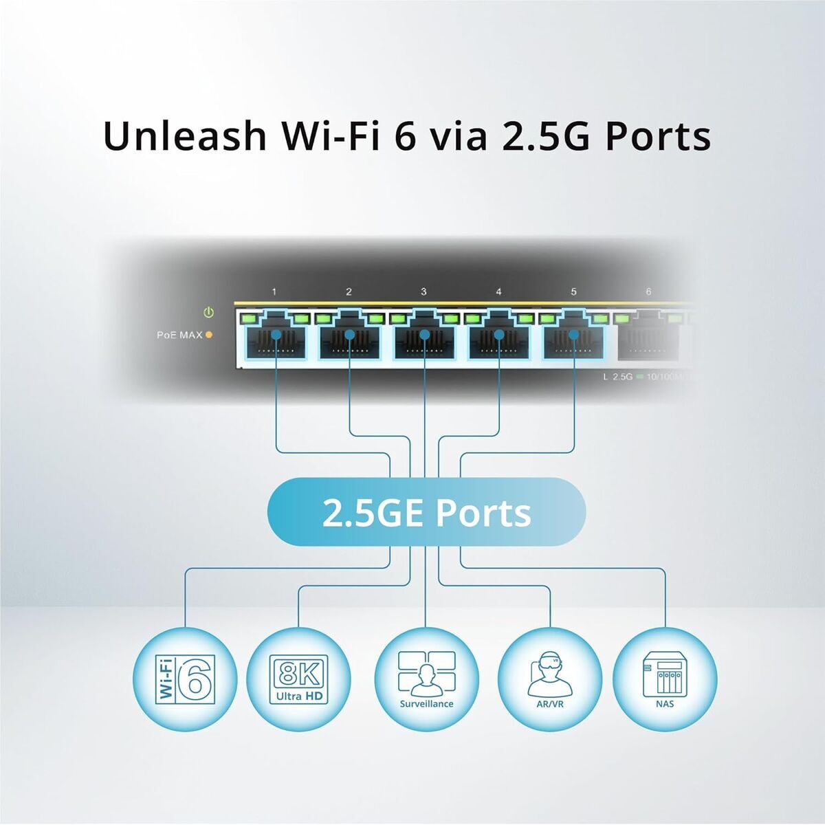 Picture of Switch D-Link DMS-108P/E
