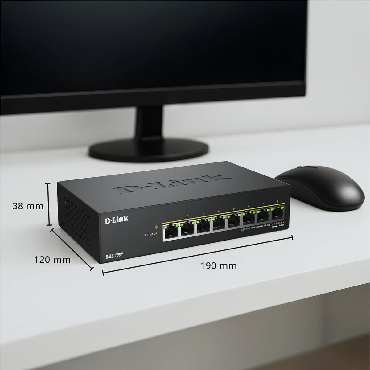 Picture of Switch D-Link DMS-108P/E
