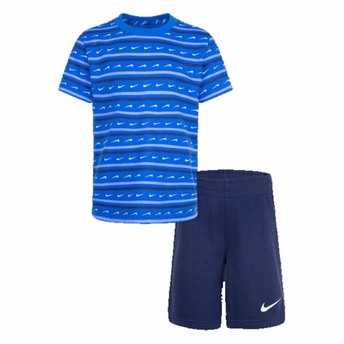 Ensemble de Sport pour Enfants Nike Swoosh Stripe Bleu