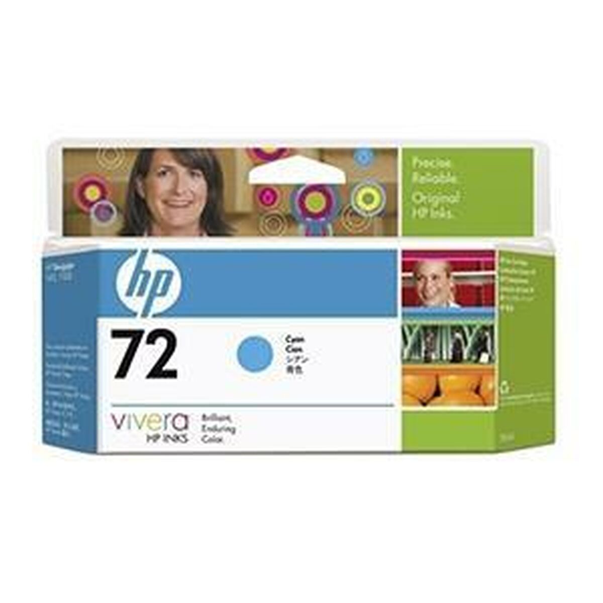 Afbeeldingen van Original Ink Cartridge HP HEWC9371A Cyan