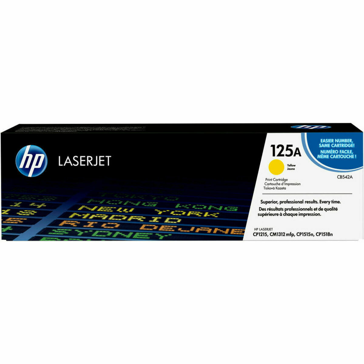 Image de Toner original HP CB542A Jaune