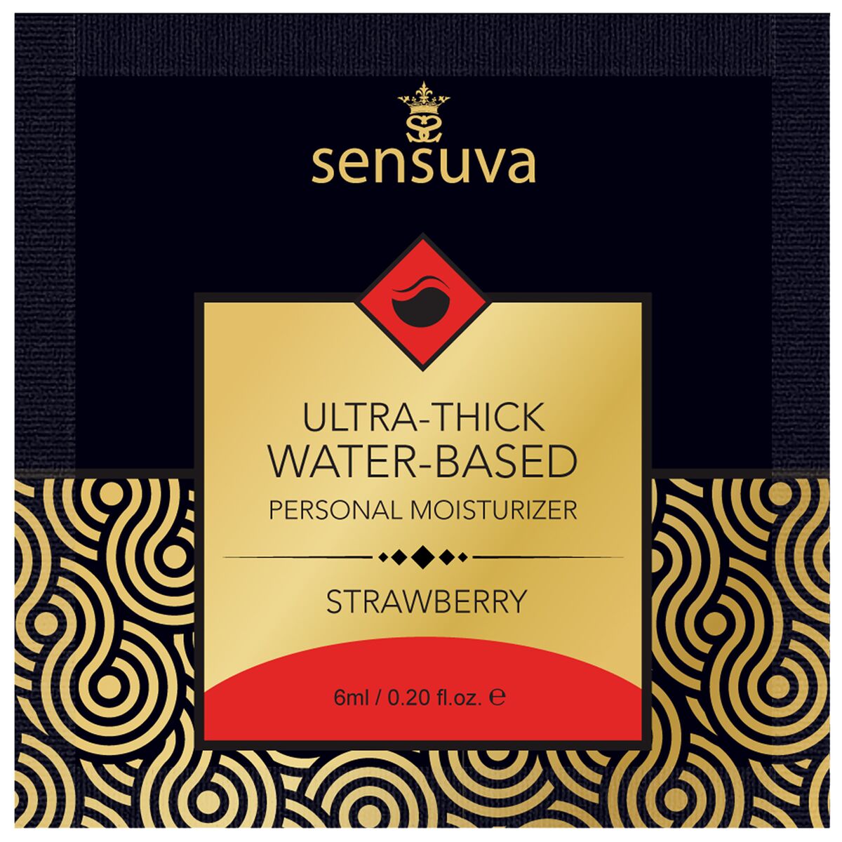 Lubrifiant Sensuva Fraise 6 ml