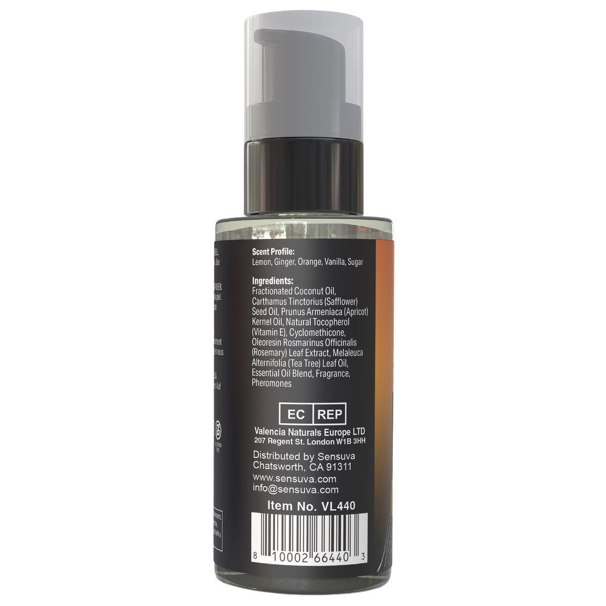 Image secondaire de Huile de massage érotique Sensuva UST IN PARADISE 59 ml