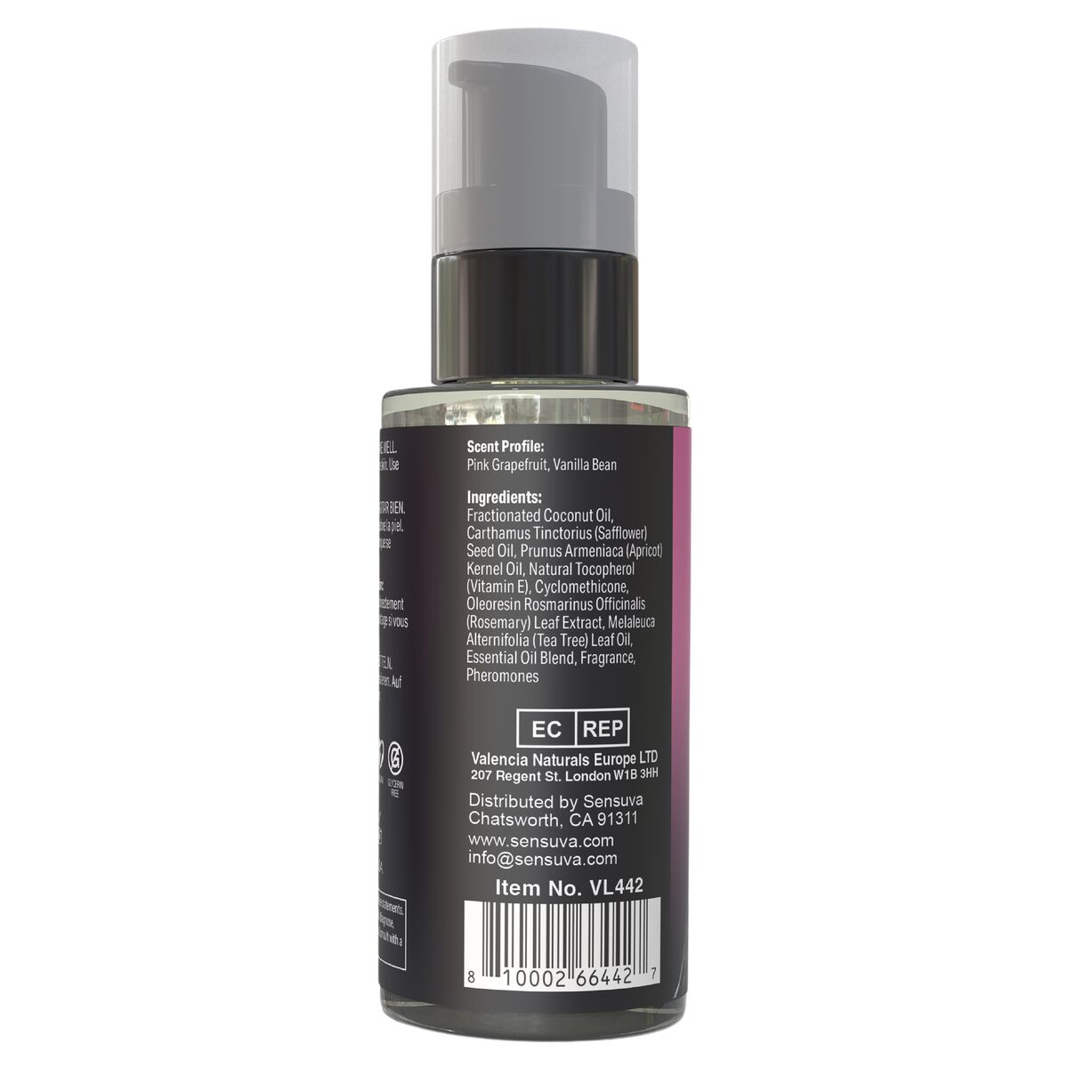 Image secondaire de Huile de massage érotique Sensuva SENSUAL BLISS 59 ml