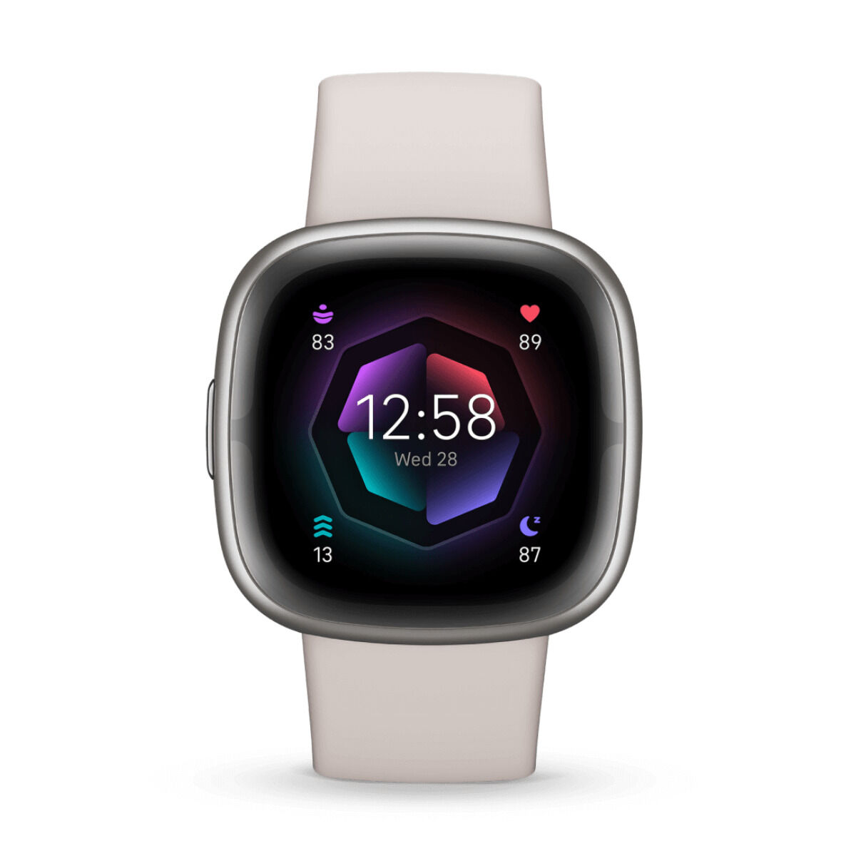 Afbeeldingen van Smartwatch Google Sense 2 White 1,58"