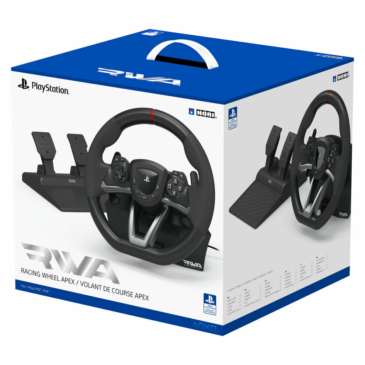 Afbeeldingen van Remote control HORI Racing Wheel APEX Black
