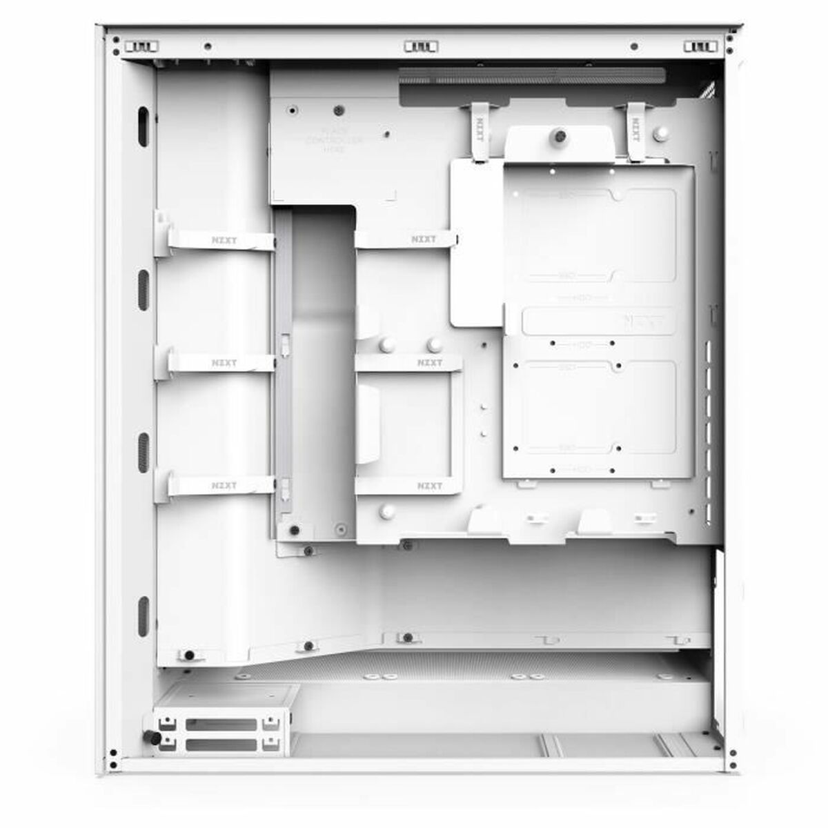 Afbeeldingen van ATX Semi-tower Box NZXT H7 Flow Midi White