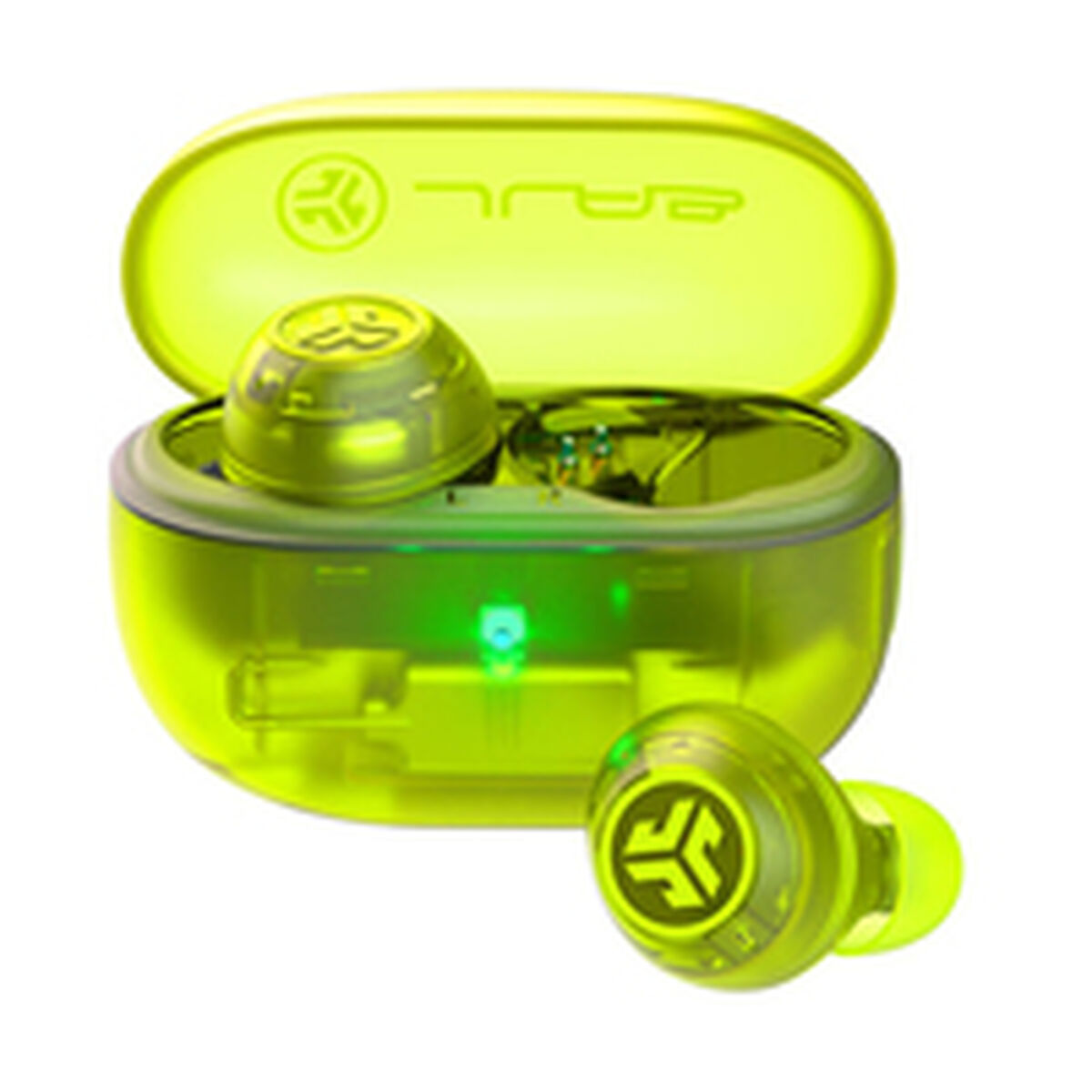 Image secondaire de Écouteurs Sans Fil avec Étui de Charge JLab IEUEBGOANCRTRAGRN124 Vert Transparent