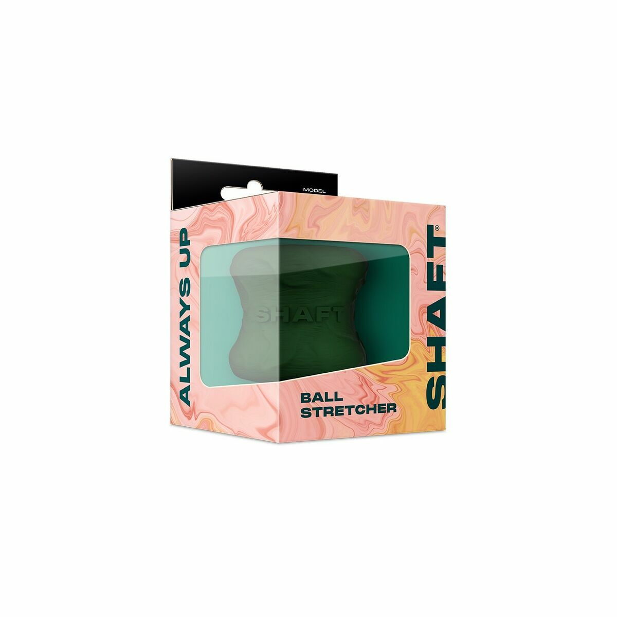 Gumových kroužků na penis Shaft Zelená