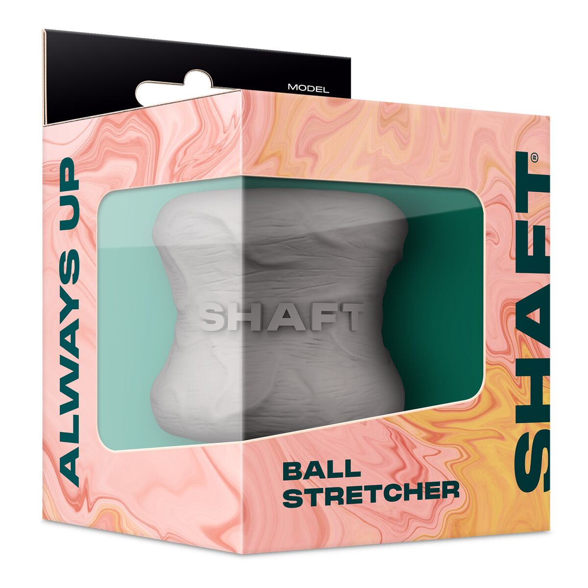 Gumových kroužků na penis Shaft Šedý