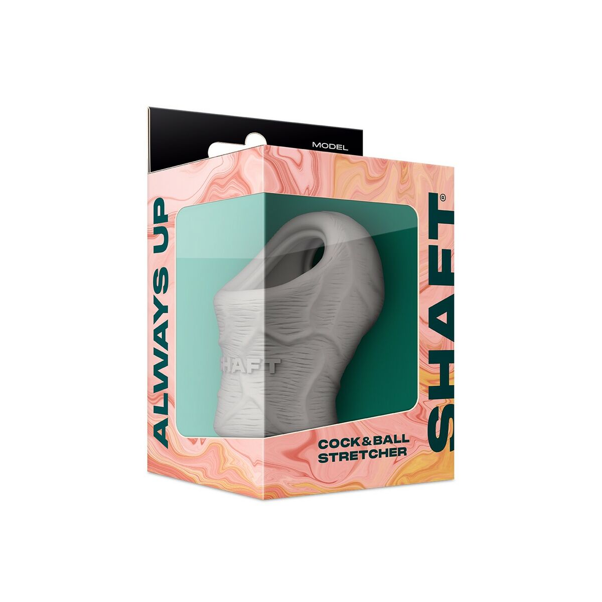 Gumových kroužků na penis Shaft Šedý