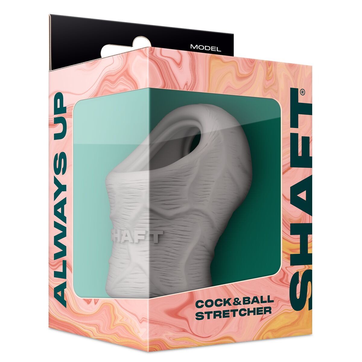 Gumových kroužků na penis Shaft Šedý